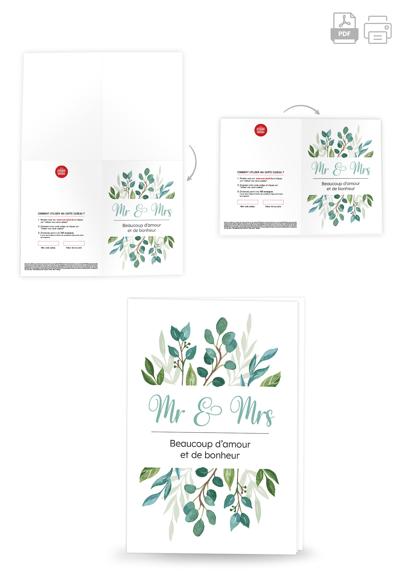 Mr u Mrs - Feuilles Branches