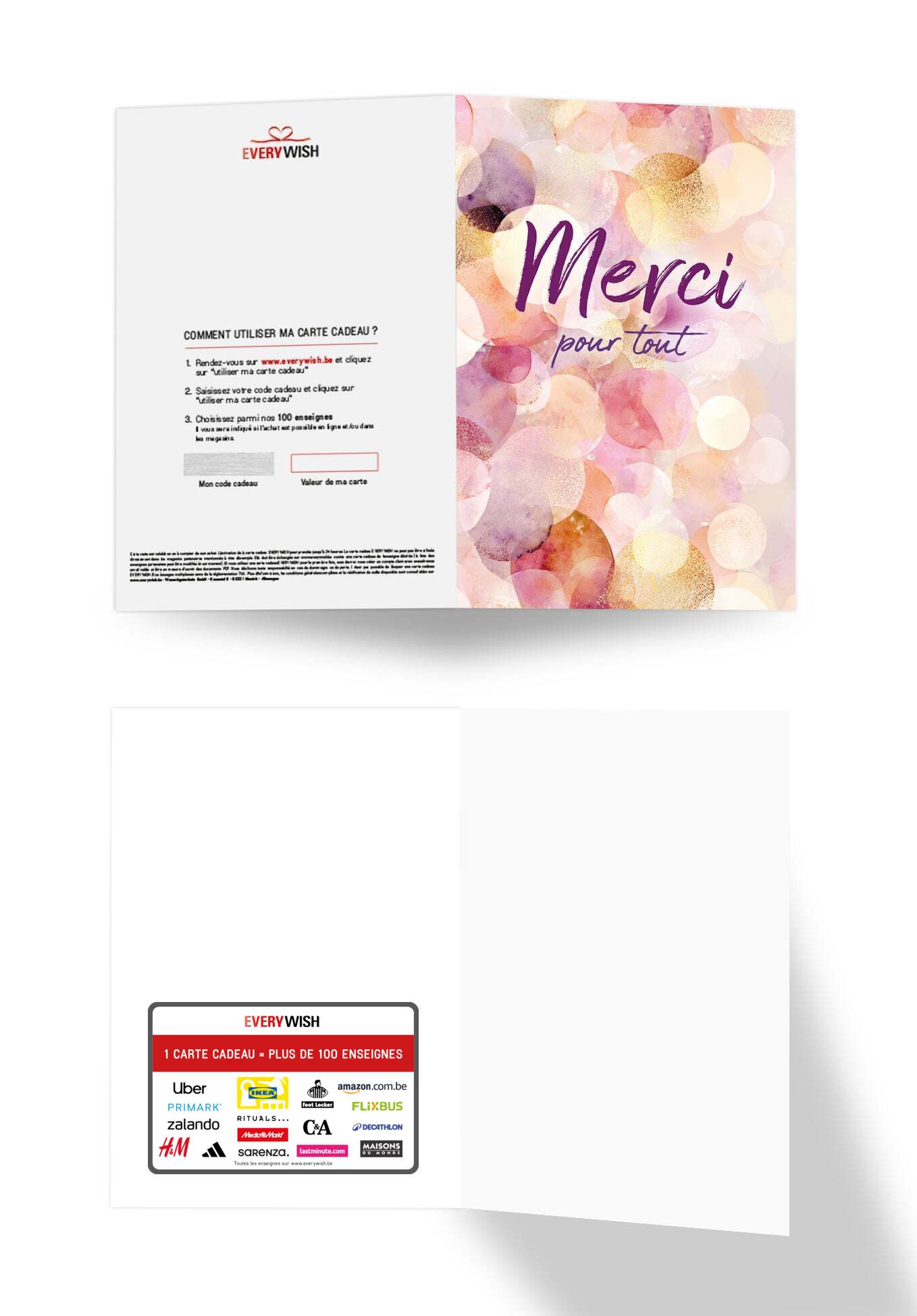 Merci pour tout - Or violet