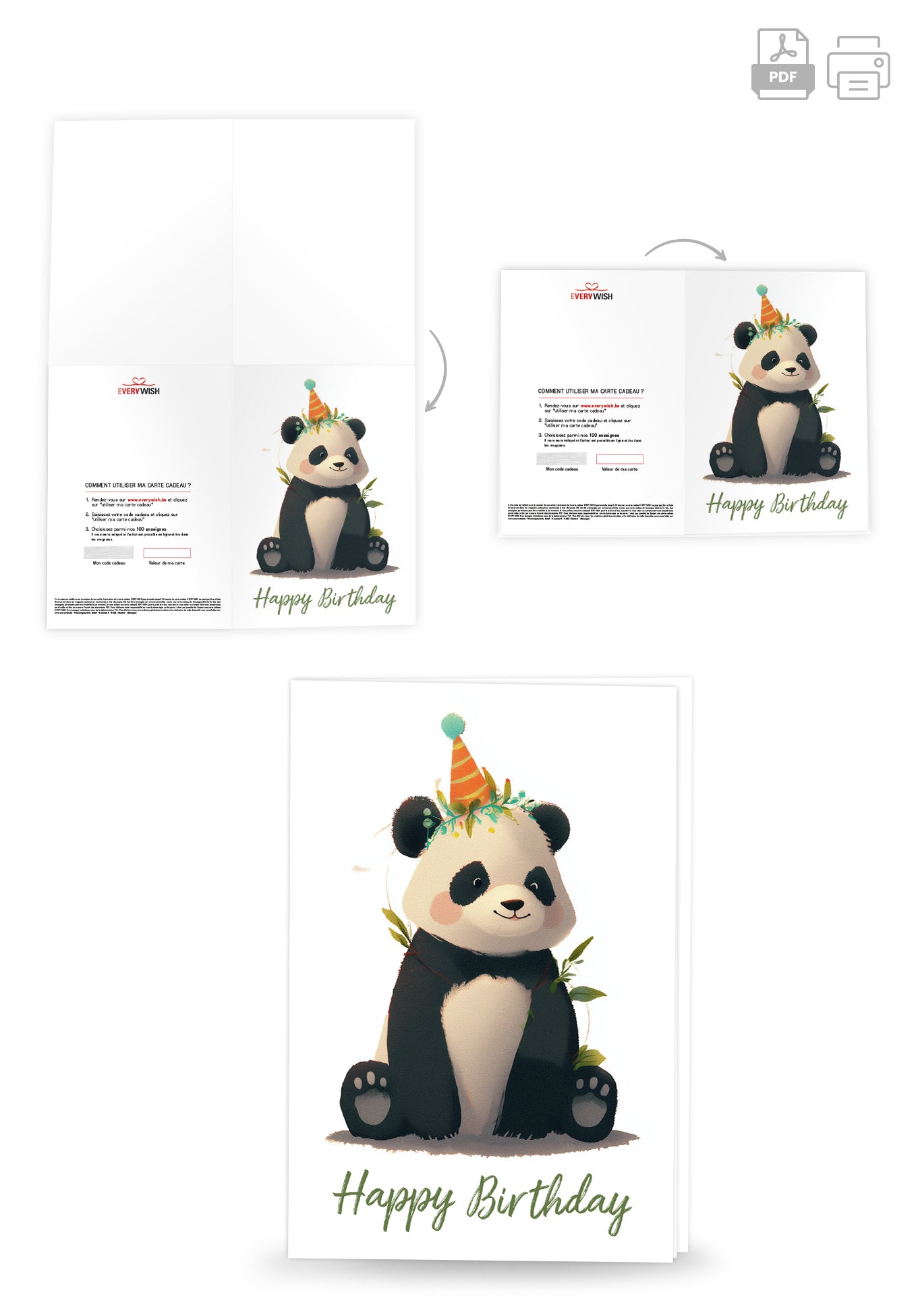 Happy Birthday - Panda