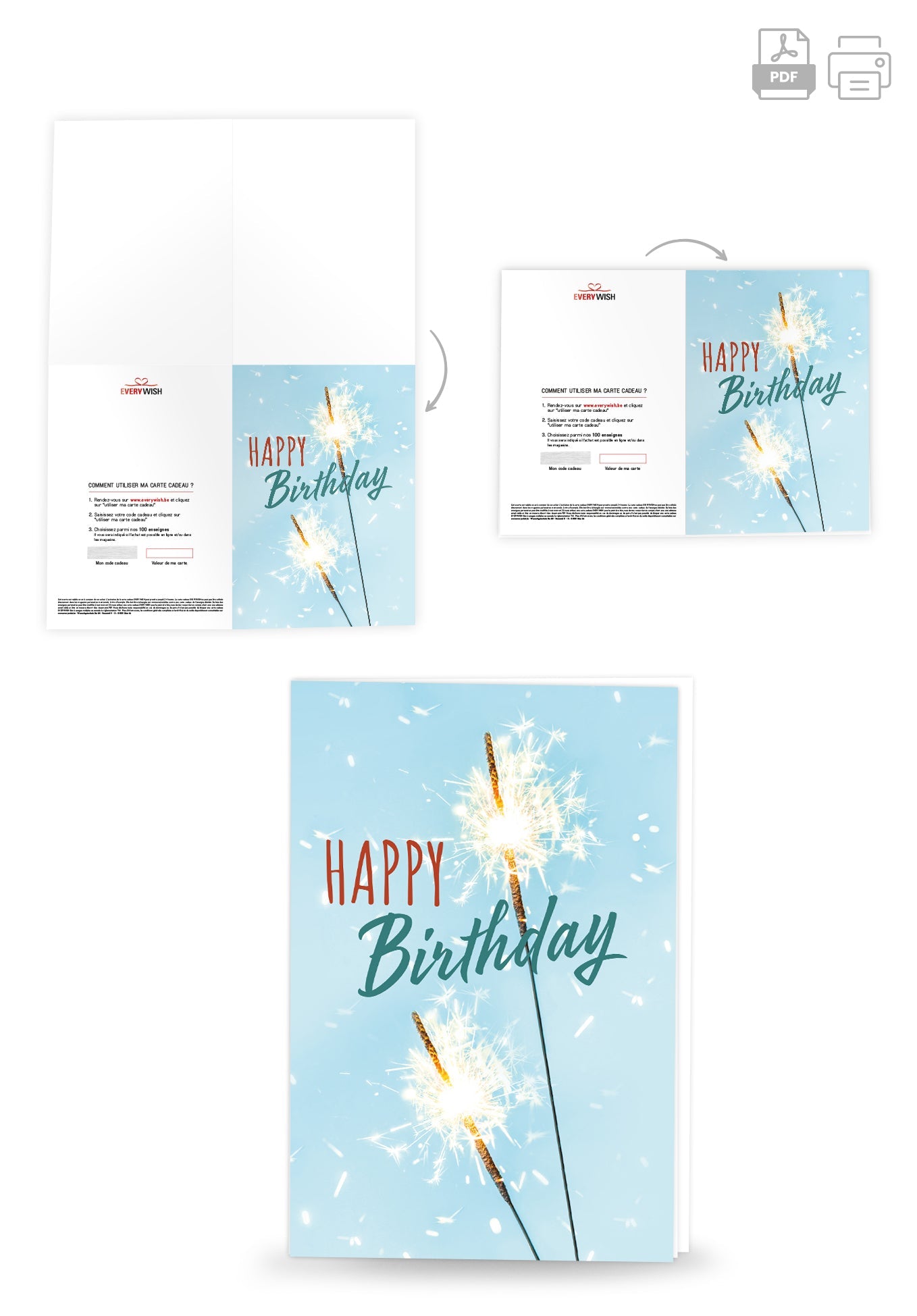 Happy Birthday - Sparkler PDF