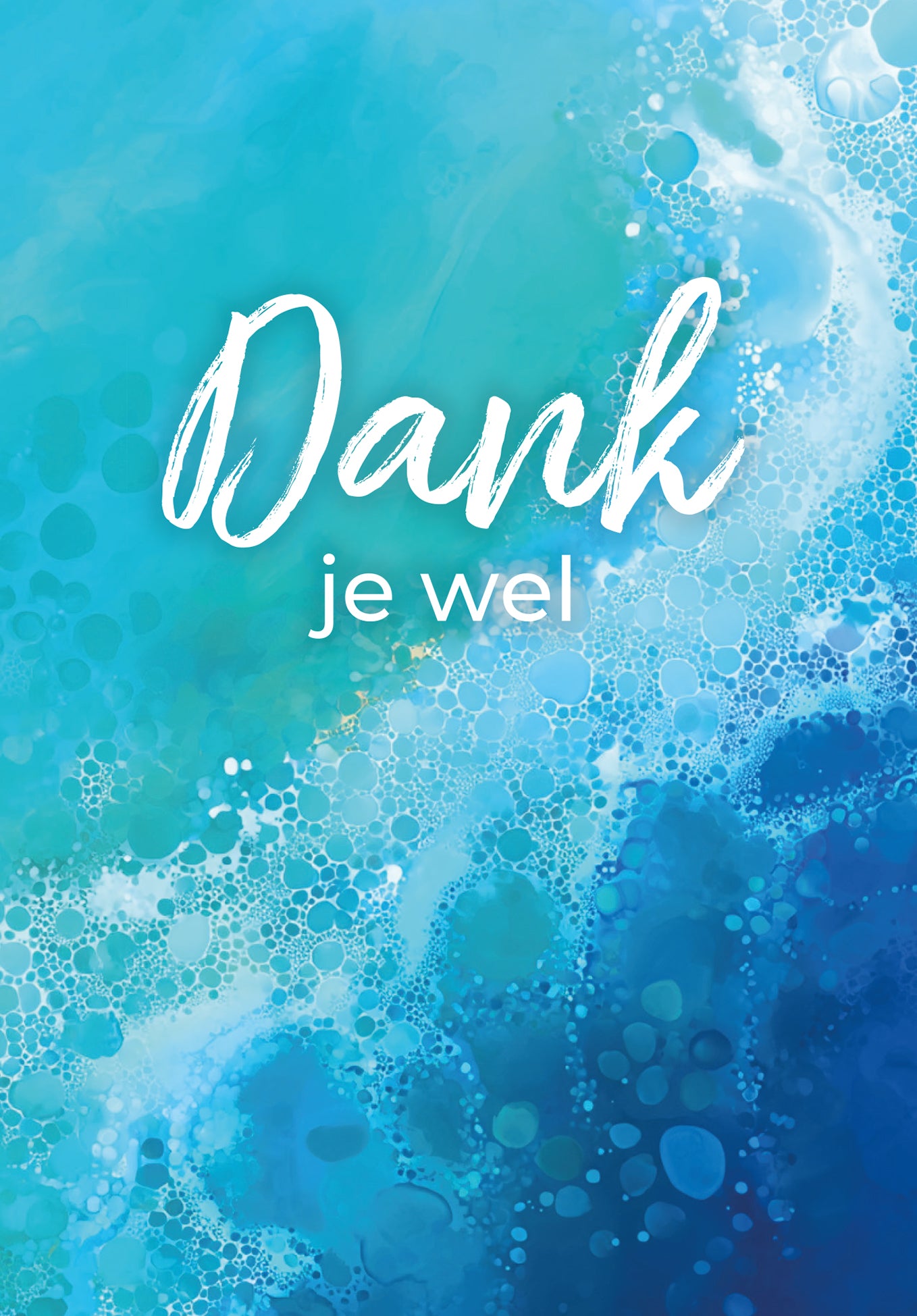 Danke je wel - Blauwe golven