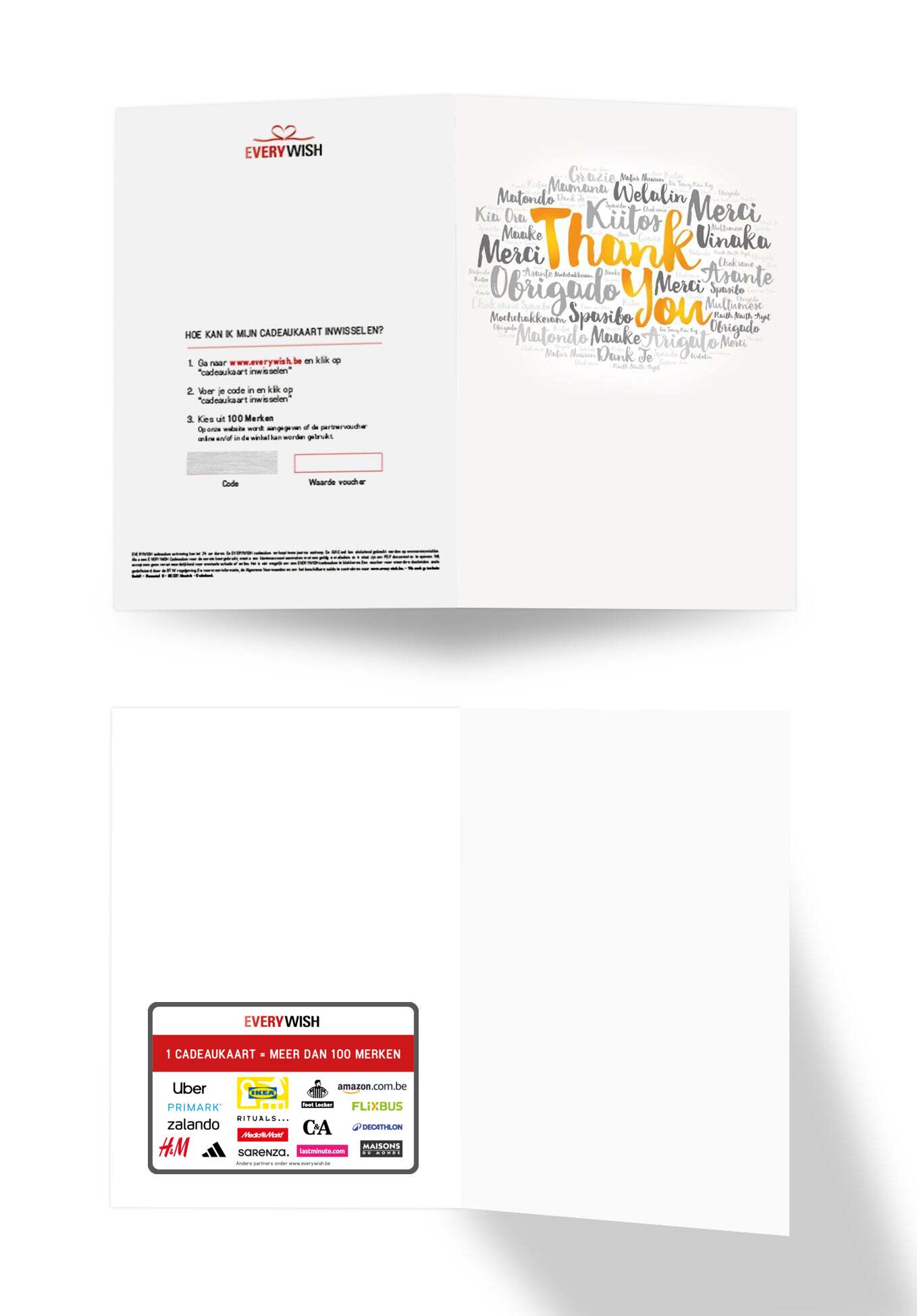 Thank you - Internationaal (Valeur du bon)