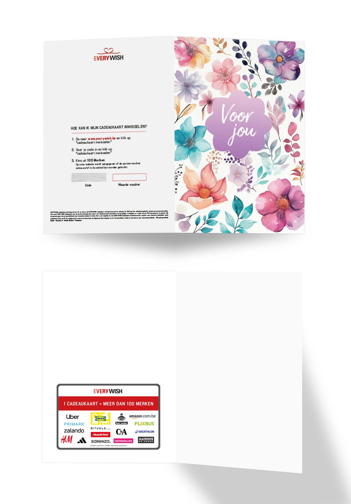 Voor jou - Aquarel Bloemen