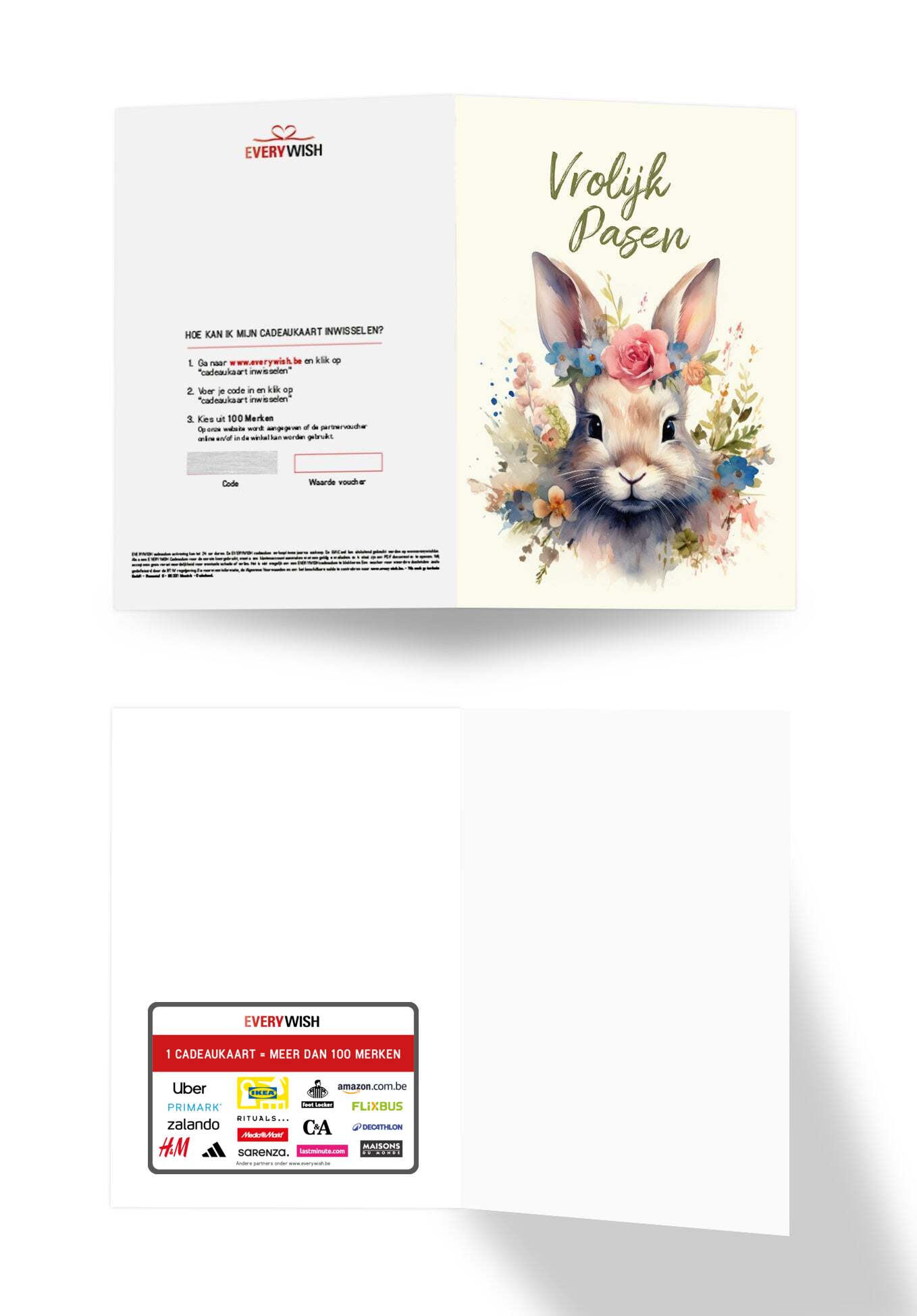 Vrolijk Pasen - Haas Bloemen