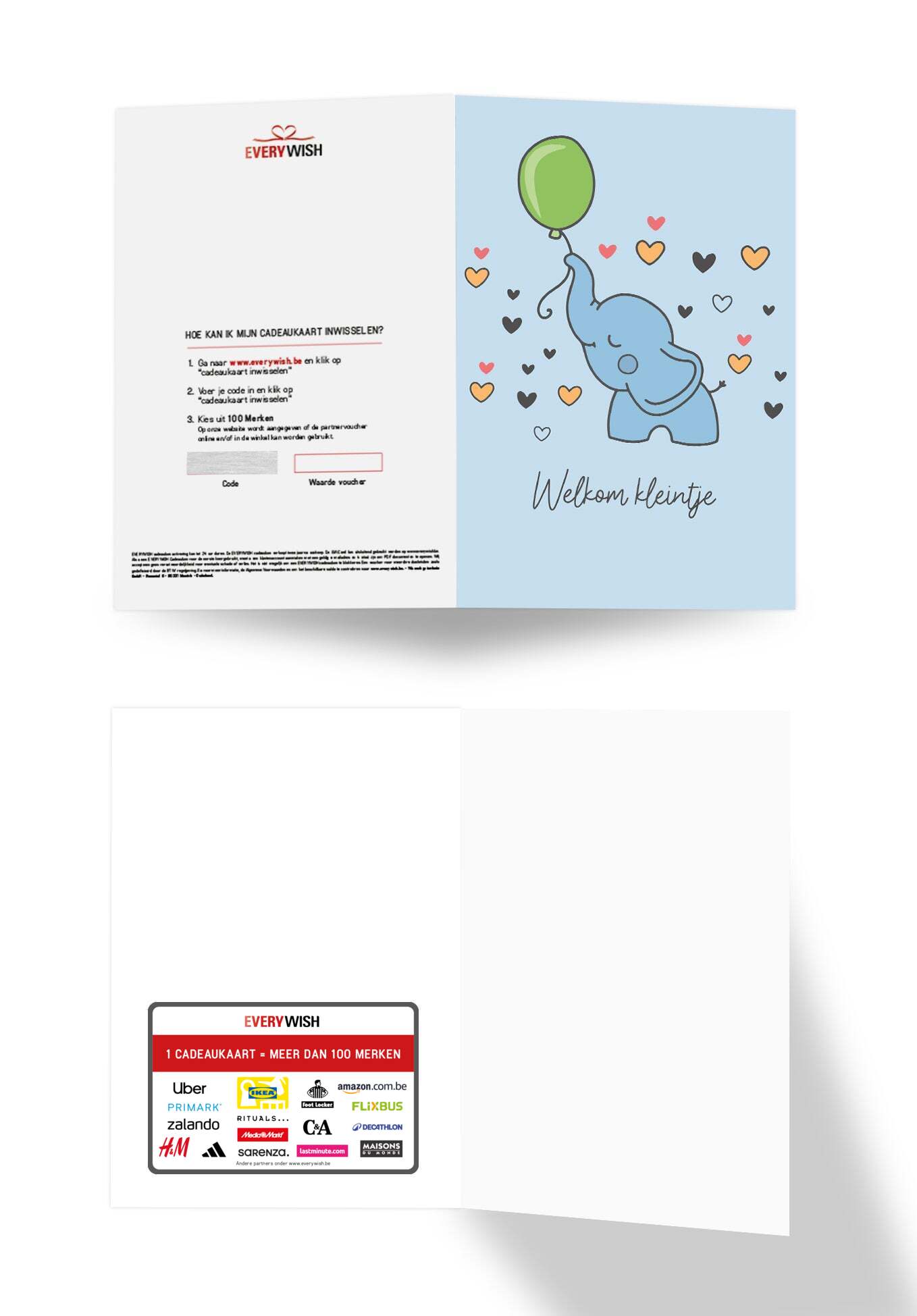 Welkom kleintje - Olifant (Valeur du bon)