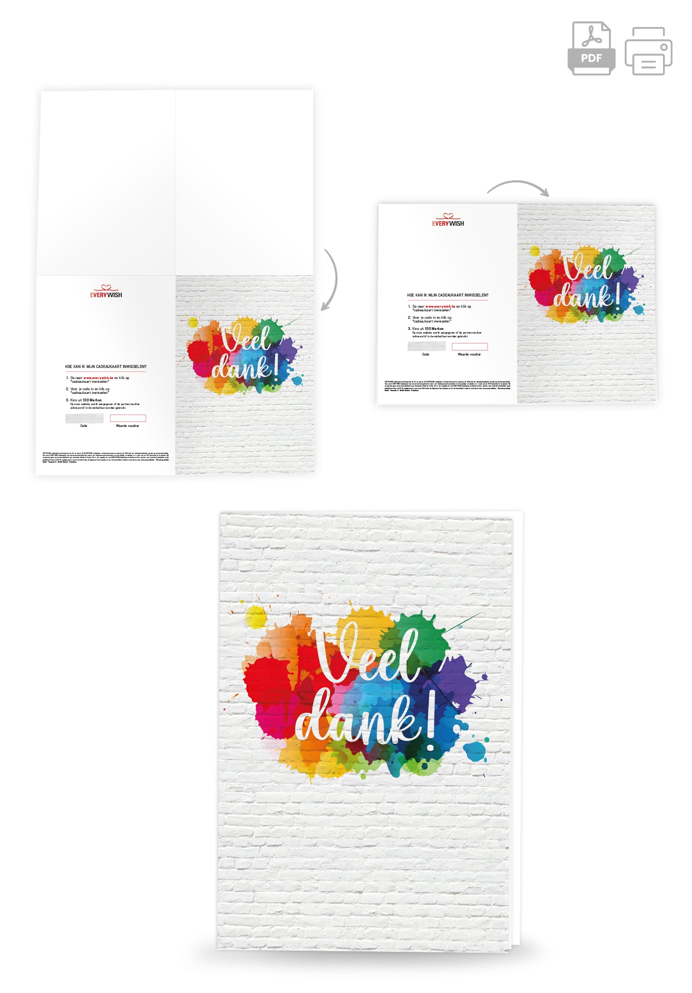 Veel dank - Bunte Vlekken