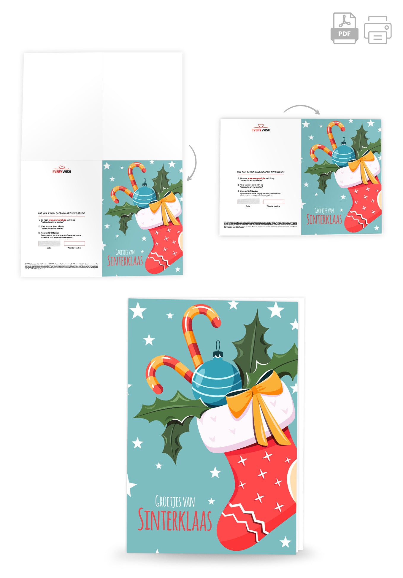 Groetjes van Sinterklaas - Kous