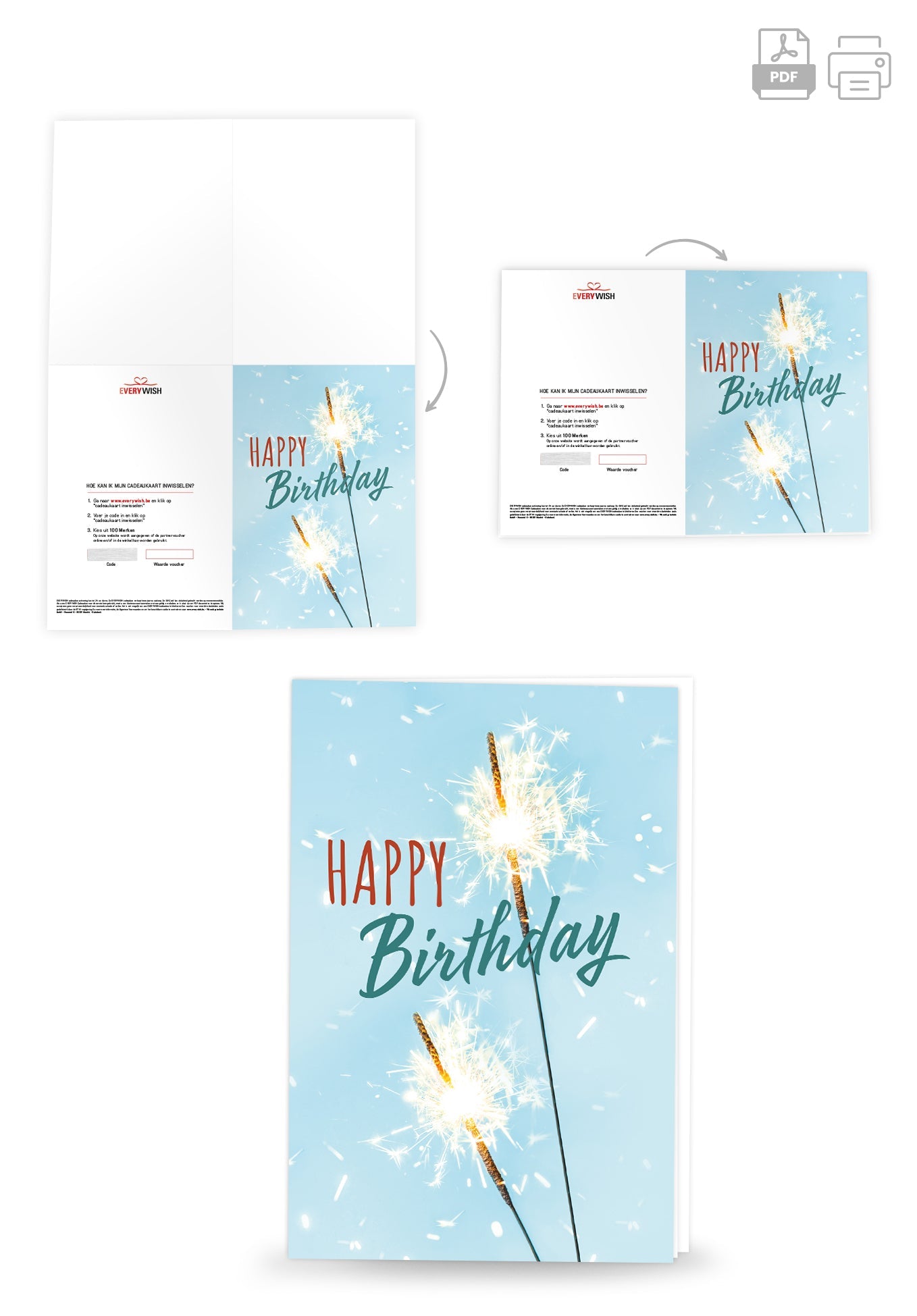 Happy Birthday - Sterretjes PDF