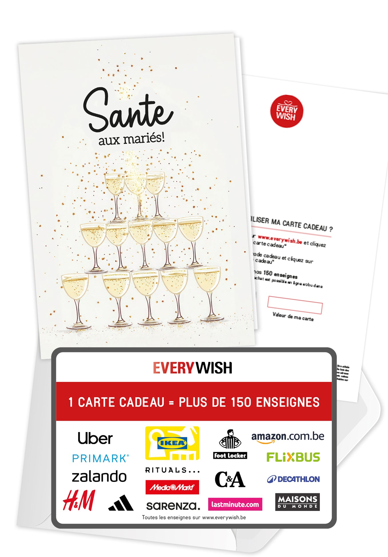 Sante aux maries - Pyramide de Champagne