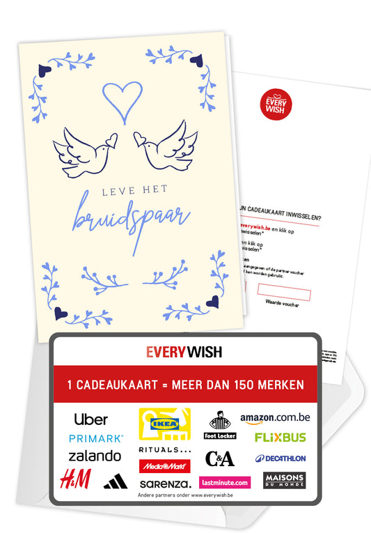 Leve het bruidspaar - Duiven