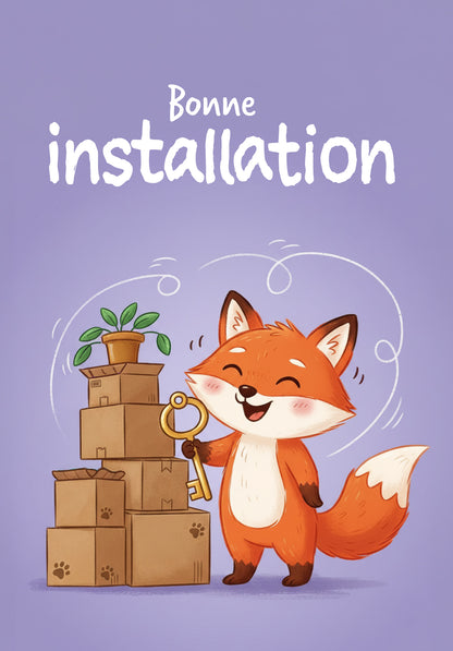 Bonne installation - Renard Violet