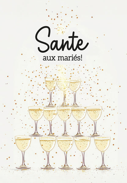 Sante aux maries - Pyramide de Champagne