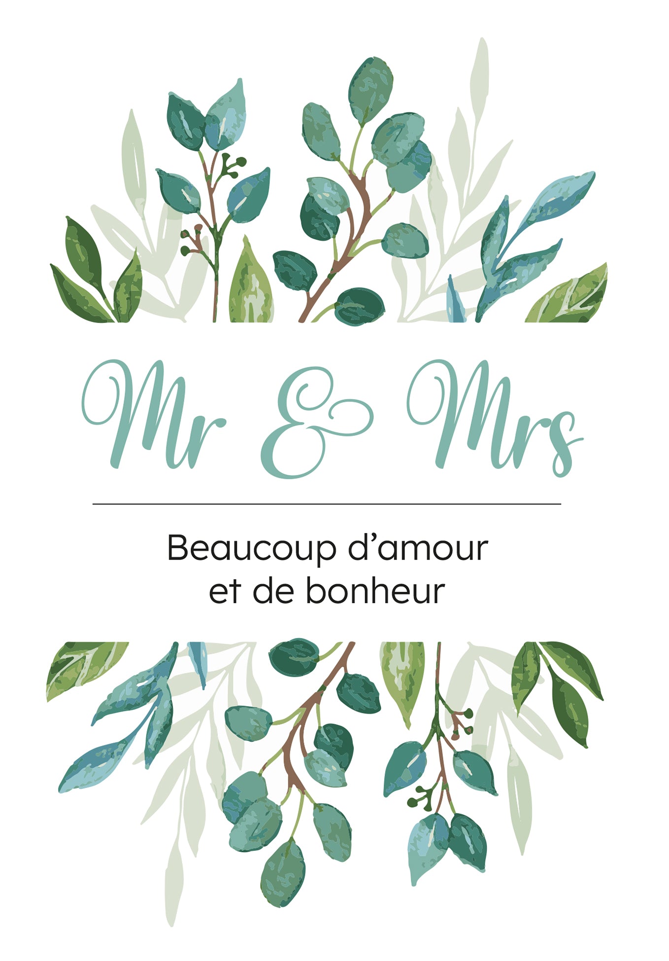 Mr u Mrs - Feuilles Branches