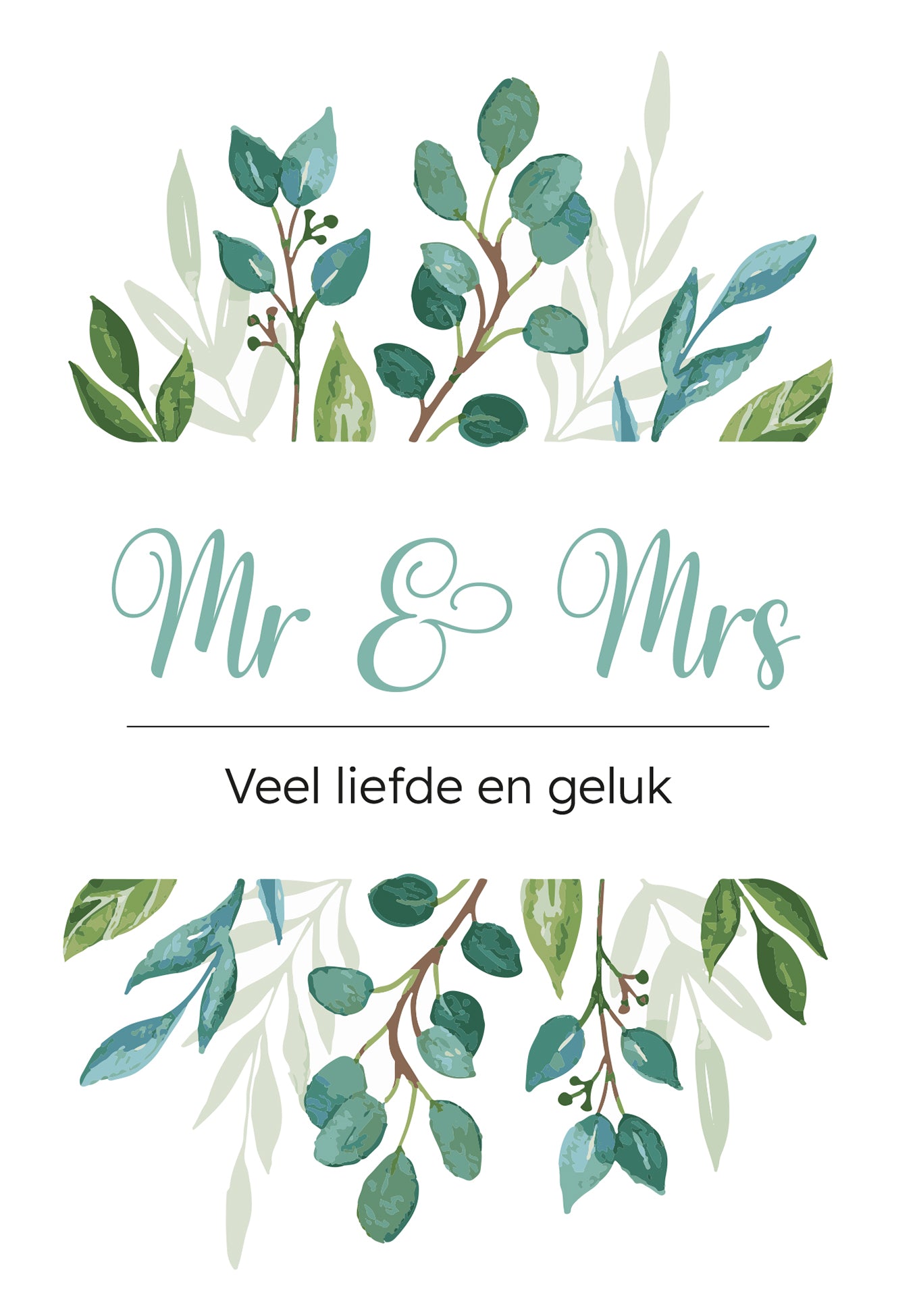 Mr u Mrs - Bladeren en takken