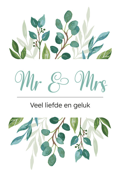 Mr u Mrs - Bladeren en takken