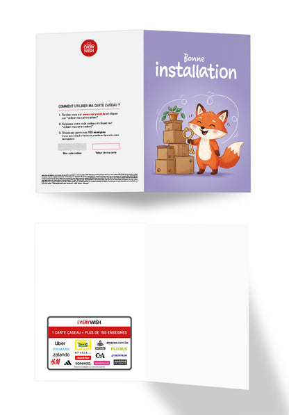 Bonne installation - Renard Violet