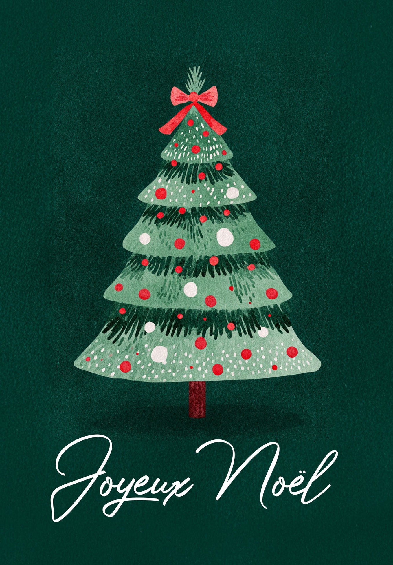 Joyeux Noël - Sapin Vert