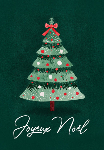 Joyeux Noël - Sapin Vert