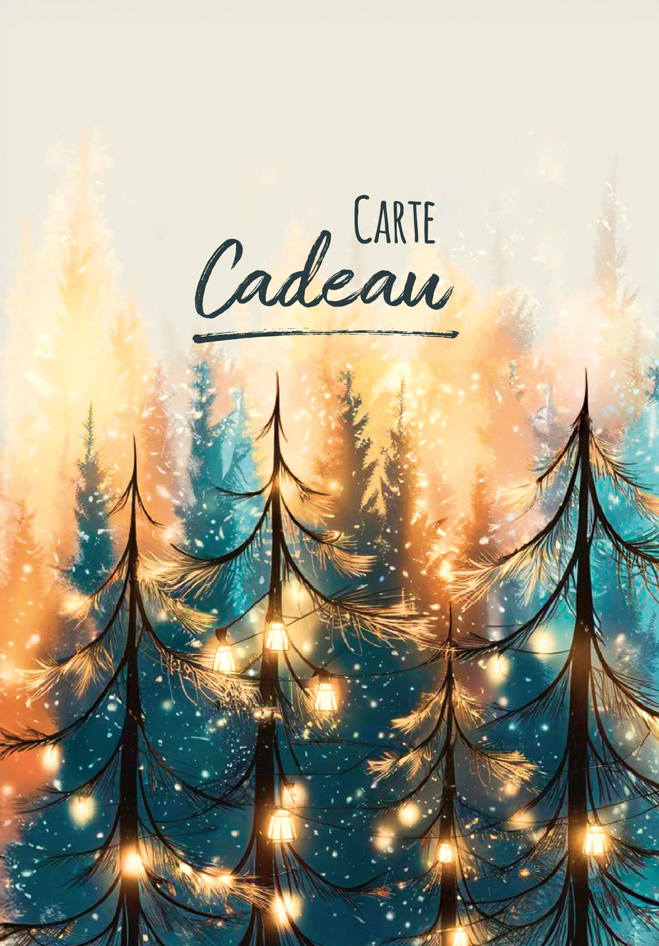 Carte Cadeau - Lumière Forêt