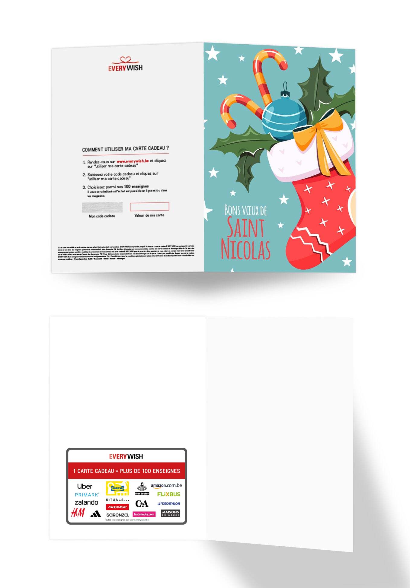 Bons voeux Saint Nicolas - Bas