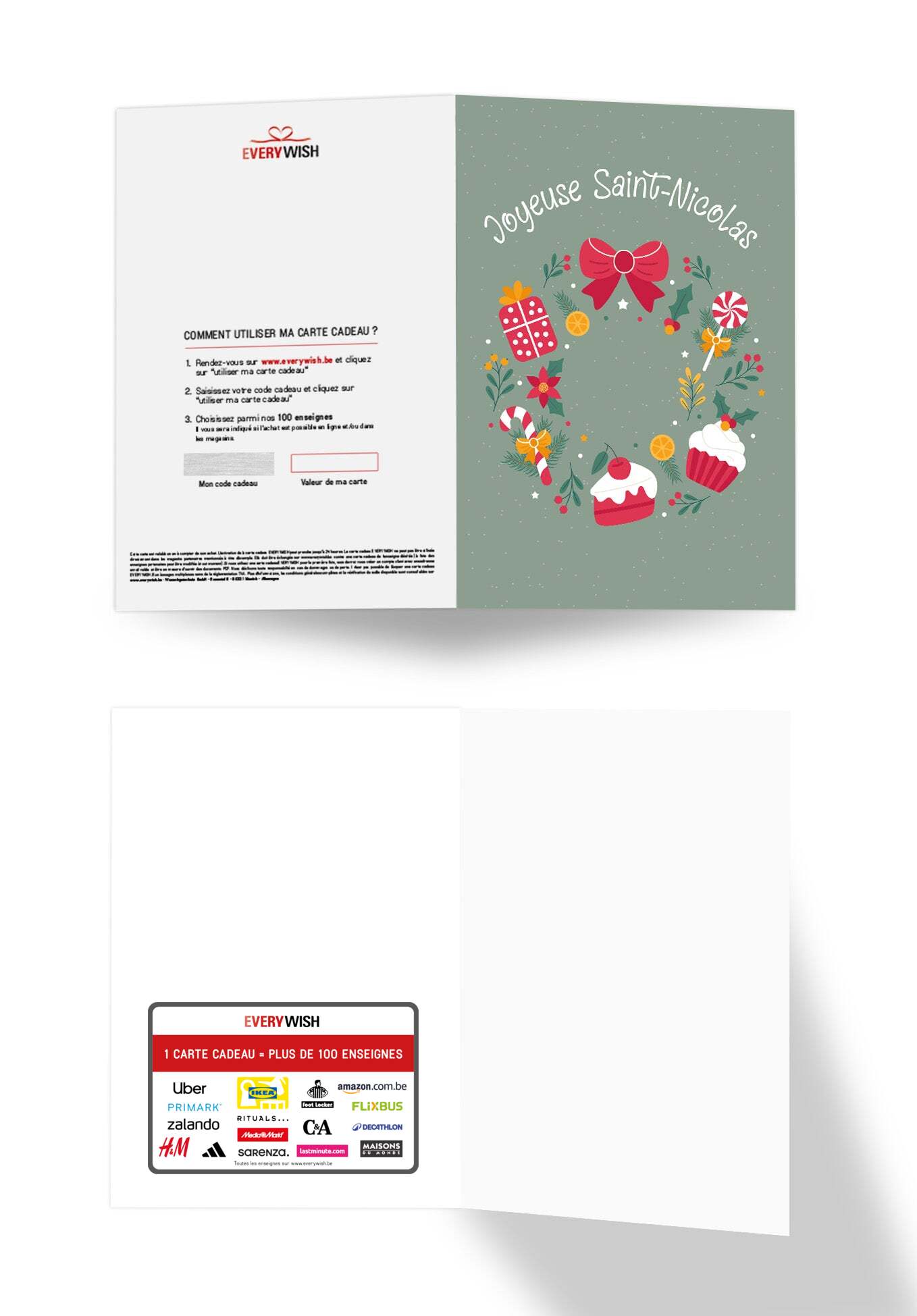 Joyeuses Saint-Nicolas - Couronne de bonbons