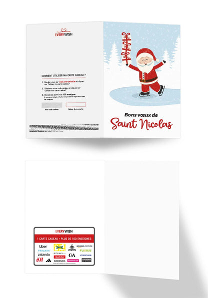 Bons voeux Saint Nicolas - Patinoire Saint-Nicolas