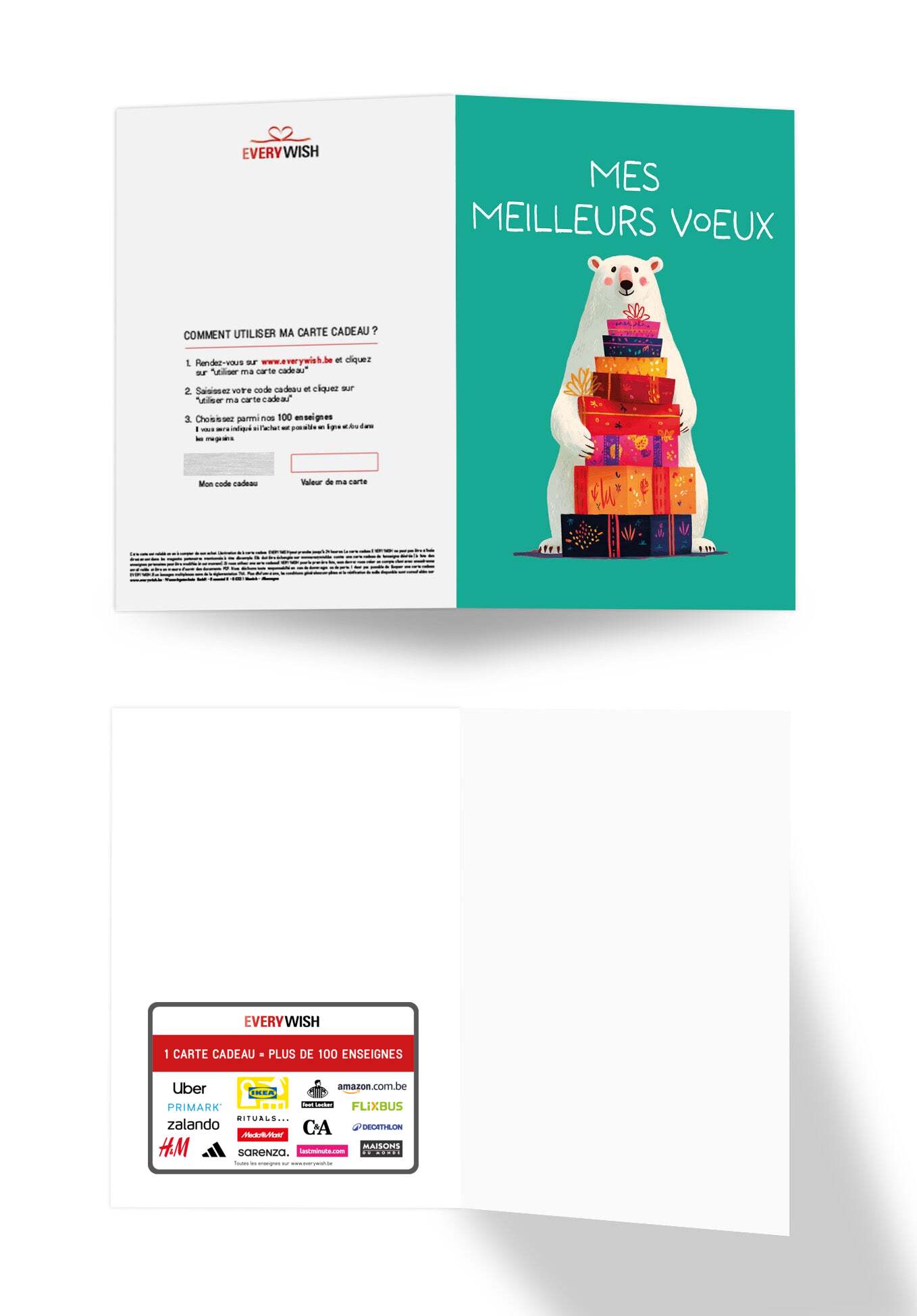 Mes meilleurs vœux - Ours polaire Paquets