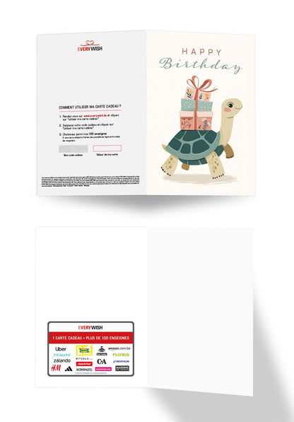 Happy Birthday - Tortue
