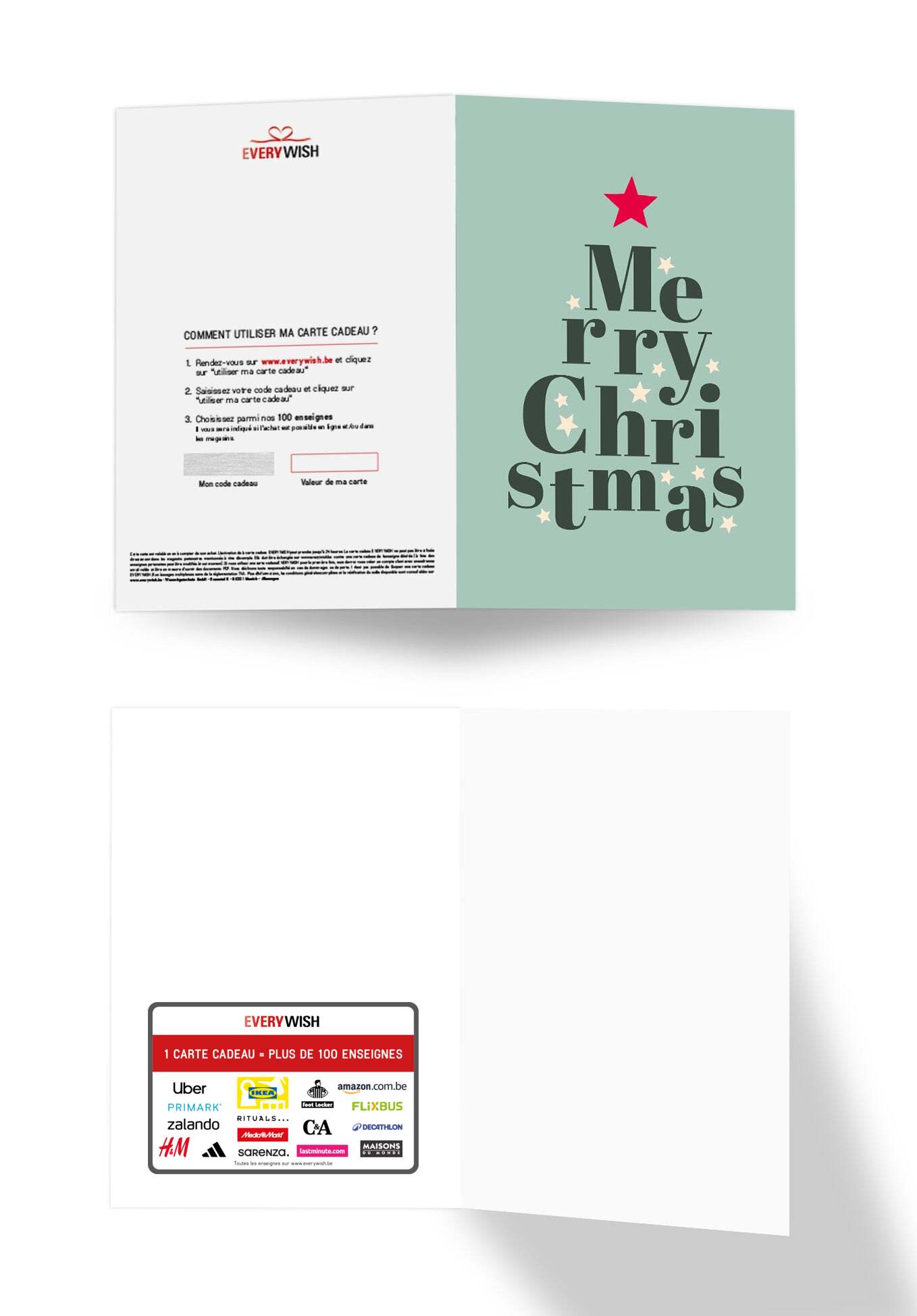 Merry Christmas - Lettres sapin