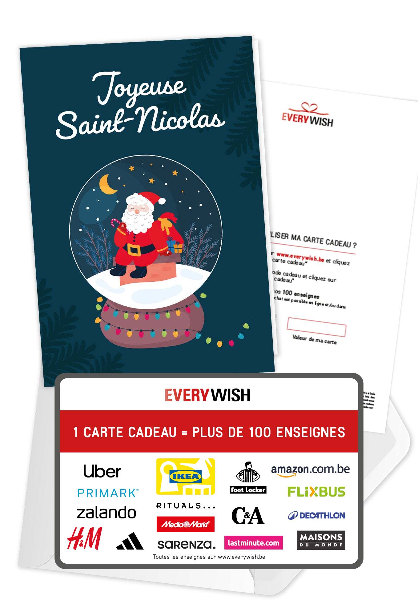 Joyeuses Saint-Nicolas - Boule à neige Saint Nicolas