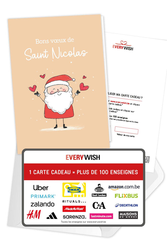 Bons voeux Saint Nicolas - Saint-Nicolas Cœurs