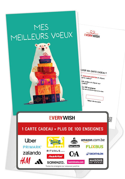 Mes meilleurs vœux - Ours polaire Paquets