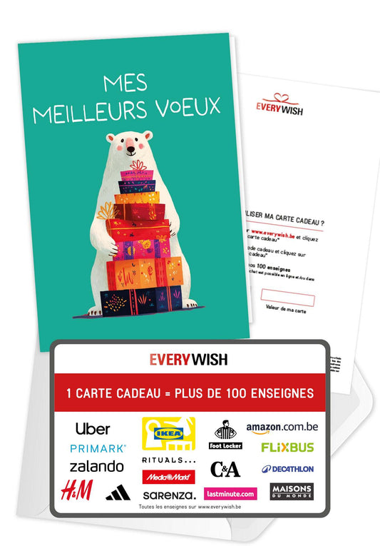 Mes meilleurs vœux - Ours polaire Paquets