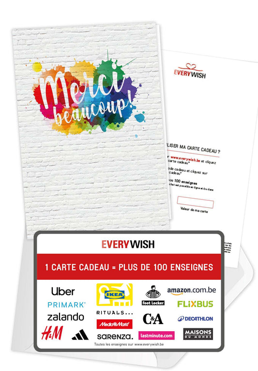 Merci beaucoup varié - Taches colorées PDF