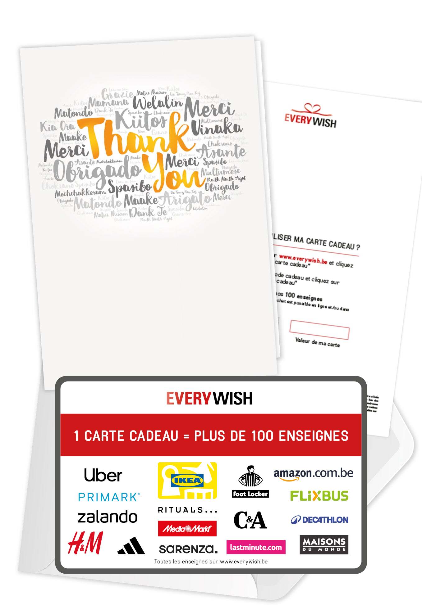 Thank you - International (Valeur du bon)