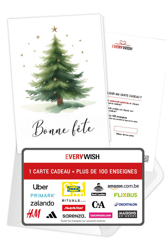 Bonne fête - Arbre de Noël Étoiles