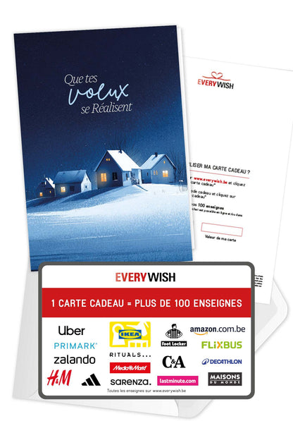 Que tes voeux - Ville d'hiver bleue