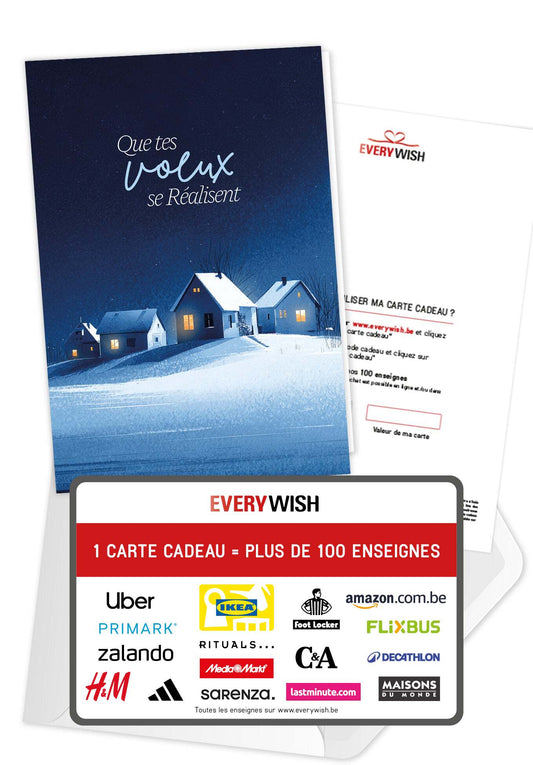 Que tes voeux - Ville d'hiver bleue