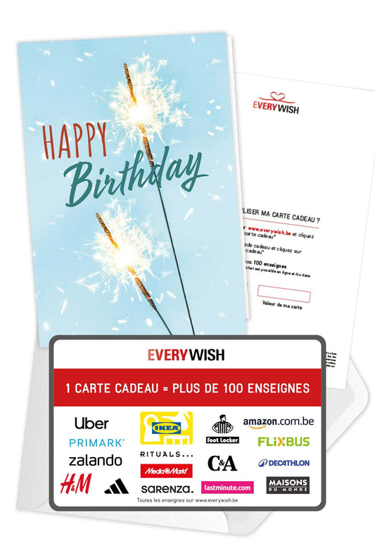 Happy Birthday - Sparkler