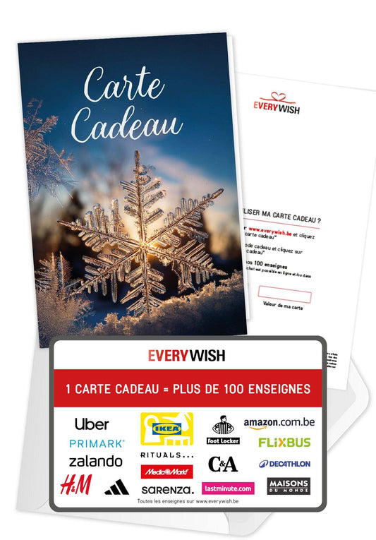 Carte Cadeau - Flocon de neige