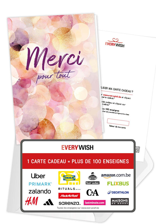 Merci pour tout - Or violet