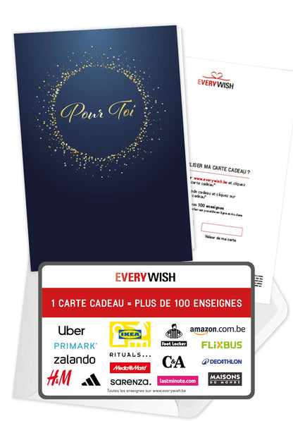 Pour toi - Or Bleu (Valeur du bon)