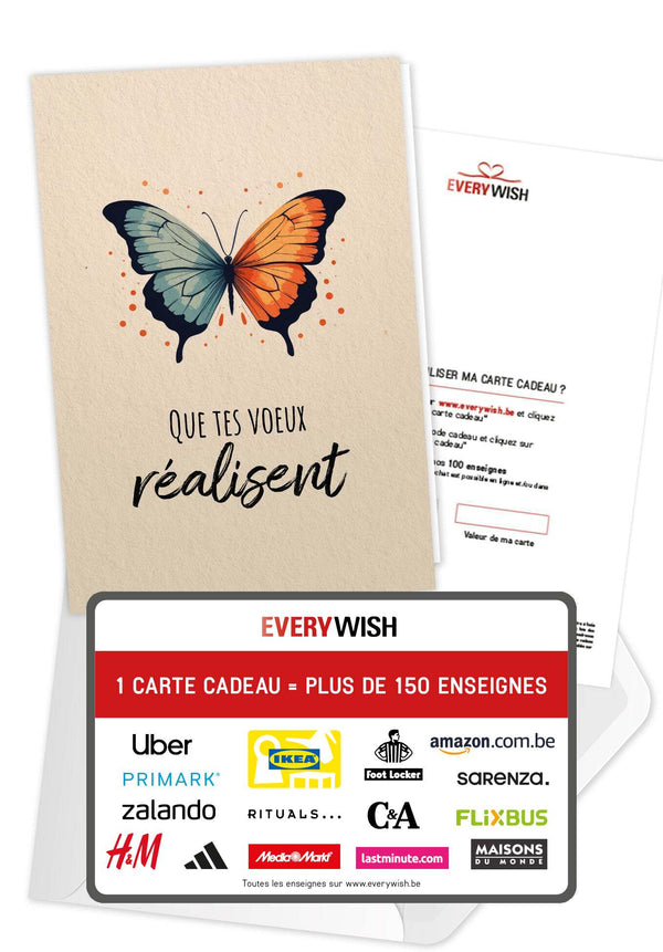 Tes voeux se Réalisent - Papillon