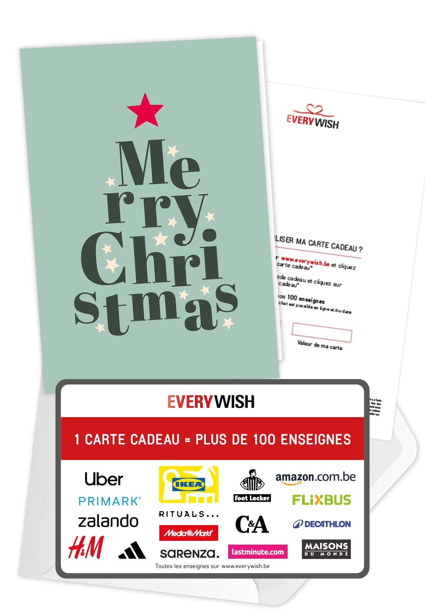 Merry Christmas - Lettres sapin