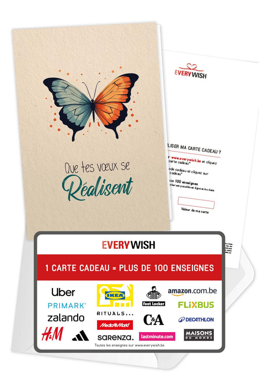 Tes voeux se Réalisent - Papillon