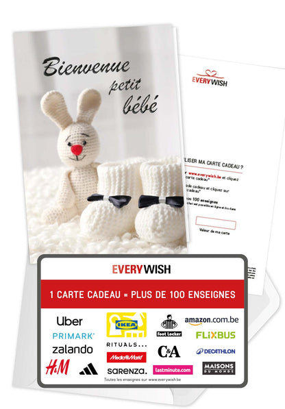 Bienvenue petit bébé - Lapin 