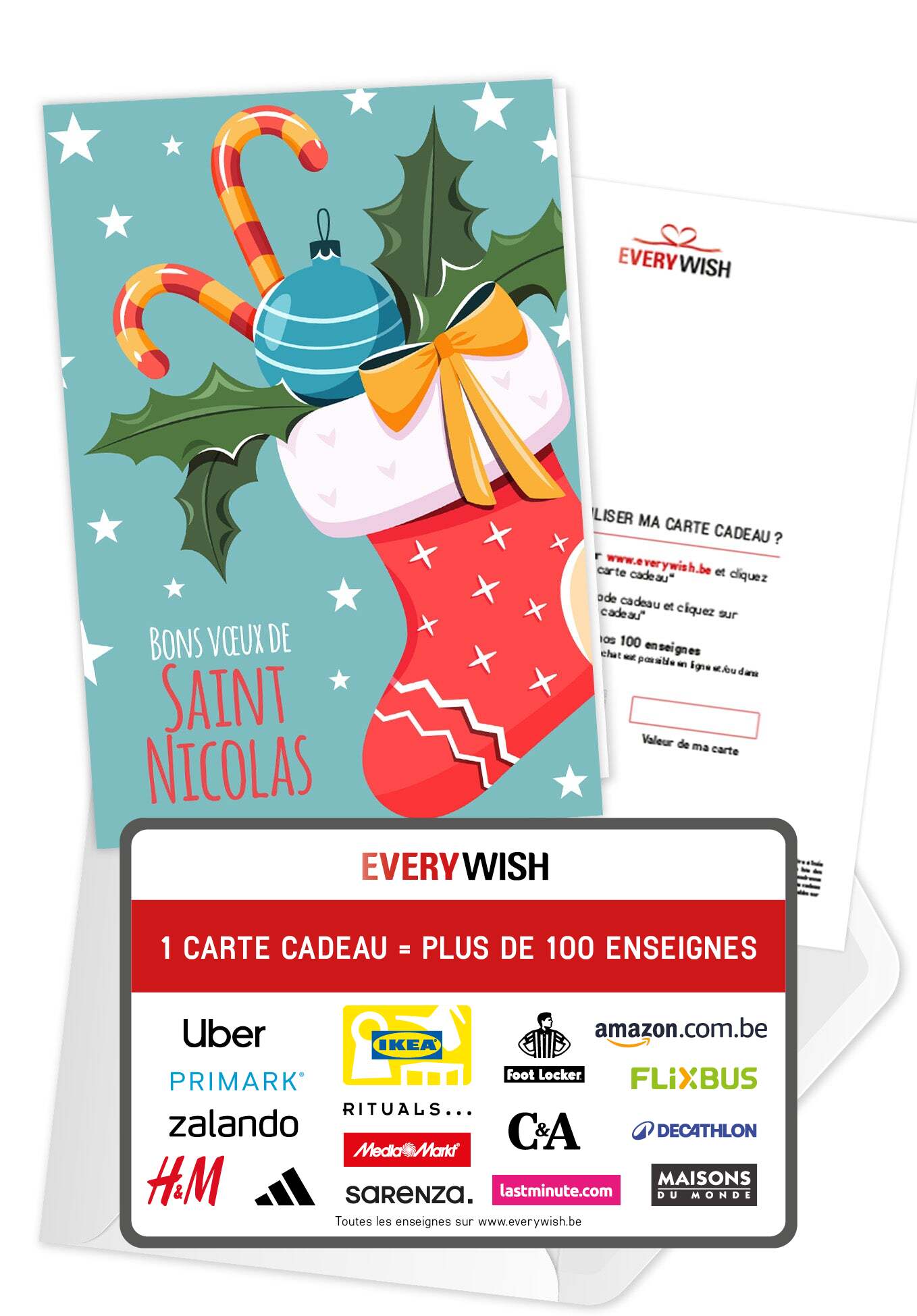 Bons voeux Saint Nicolas - Bas