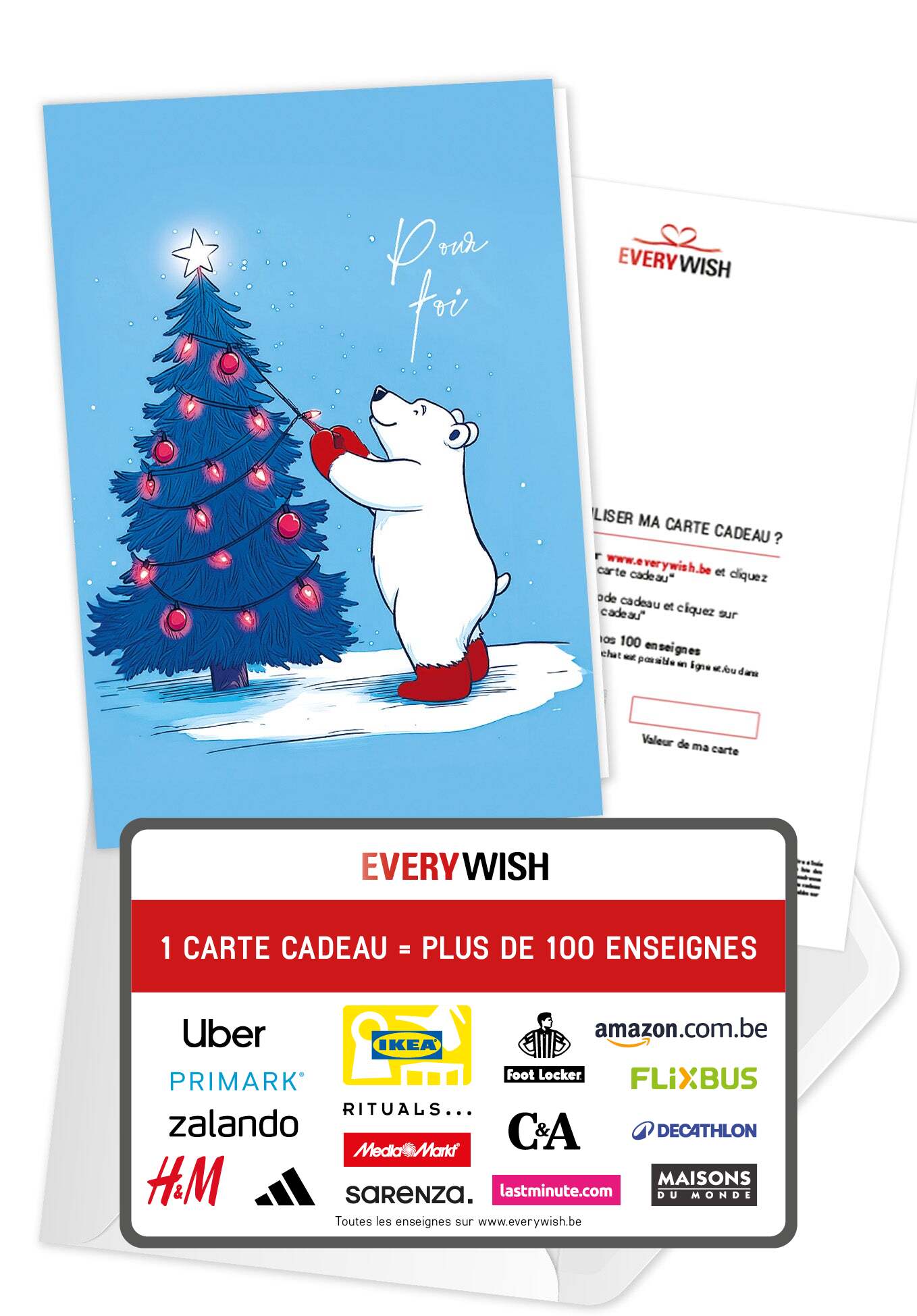 Pour toi - Ours polaire Sapin