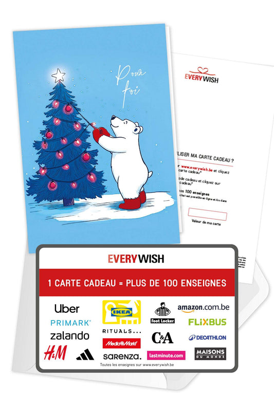 Pour toi - Ours polaire Sapin