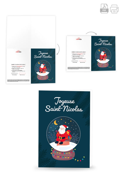 Joyeuses Saint-Nicolas - Boule à neige Saint Nicolas